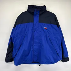 古着 ウェアガード wear Guard マウンテンジャケット 大きいサイズ ペプシ 企業刺繍ロゴ フルジップ ツートンカラー 2XL  ブラック メンズ