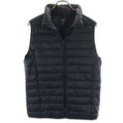 UNIQLO ユニクロ ウルトラライト ダウンベスト M チャコールネイビー メンズ 古着