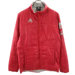 adidas アディダス 中綿ジャケット M ピンク系 メンズ 古着