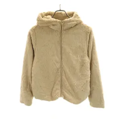 Ray Beams レイビームス 長袖 フェイクファー ジップパーカー ベージュ レディース 古着のサムネイル