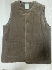 マインドブリッジ コーデュロイ ダウンベスト UGIZ キルティングベスト 100 ラージ L