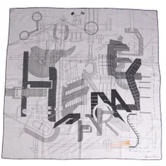 極美品 エルメス HERMES スカーフ カレ100 Permis de Con