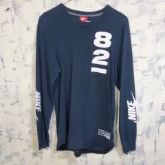 ナイキ ブラック 82 ロゴ 長袖 Tシャツ s