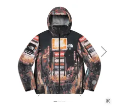 シュプリーム X ザノースフェイス テープドシーム シェル ジャケット L ほぼ新品