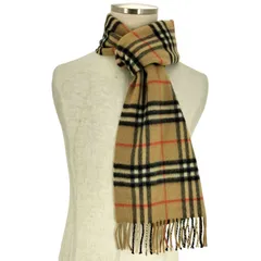 バーバリーズ BURBERRYS PURE CASHMERE ノヴァチェック マフラー レディース 表記無 