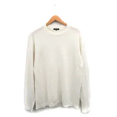 プラステ PLST ニット セーター 長袖 リネン シンプル M アイボリー 白 /KT12