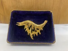 【アクセサリー】美品 NINA RICCI ニナリッチ ヴィンテージ ブローチ ラインストーン レディース ゴールド ファッション 小物