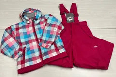 mistral ジュニア　スキーウェア　105～125cm　120サイズ　サイズ調整機能付き　スキーウェア　スノーボードウェア　子供　ピンク②