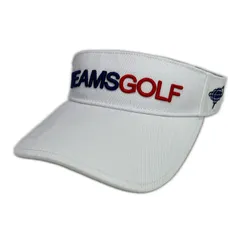中古 ビームスゴルフ BEAMSGOLF サンバイザー 白 ホワイト 訳あり 定番 ロゴ刺しゅう
