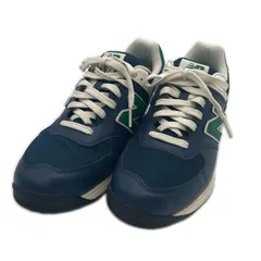 中古 ニューバランスゴルフ New Balance golf ゴルフシューズ  25.5cm ネイビー×グリーン 574 v3 SL スパイレス [UGS574L3]