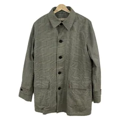 Paul Smith Collection(ポール スミス コレクション) コート サイズM メンズ - 黒×白 長袖/チェック柄/秋/冬