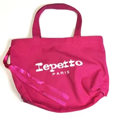 Repetto レペット トートバッグ Mサイズ レッスンバッグ リボン付き フィーシャーピンクのサムネイル