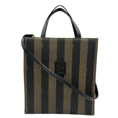 フェンディ FENDI ハンドバッグ ペカン レザー レディース