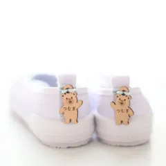 【左右がわかる】タッチしてね♡仲良しくまさんの木製シューズタグ｜名入れ｜入園準備・上履き