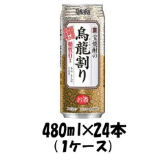 チューハイ ウーロン割り 缶 宝酒造 480ml 24本 (1ケース) 烏龍割 父親 誕生日 プレゼント 父の日 ギフトのサムネイル