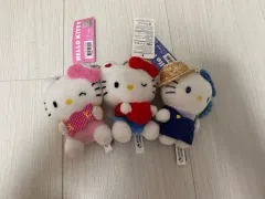 ハローキティ ぬいぐるみ キーホルダー 3種 セット