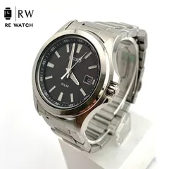 【中古】SEIKO Solar V145-0BY0 腕時計 ブラック