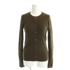 セオリー Theory アンサンブルニット S 茶 ブラウン リブ編み ラウンドネック 長袖 /AP