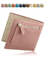 [アンコール] ミニ財布 【極薄7mm 美人百科に掲載商品】 財布 レディース コンパクト クリスマス 本革 二つ折り 収納のプロ監修 薄型 薄い キャッシュレス スクエア 軽い スリム ミニ ウォレット スキミング防止 女性 人気 おしゃれ b0a2fd1b