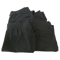 ユニクロ UNIQLO 24SS エアリズム ウルトラストレッチアクティブテーパードパンツ まとめ 4点セット イージー M 黒 ブラック 341-465491 /GV