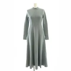 マーキュリーデュオ MERCURYDUO ニットワンピース ロング 長袖 F グレー /DF ■OS