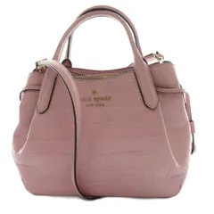 ケイトスペード KATE SPADE ダンプリング クロコ エンボスド スモール サッチェル 2WAYバッグ ハンド ショルダー ピンク KE476 /SS ■OS