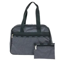 LeSportsac レスポートサック ボストンバッグ  ドット柄/ナイロン    ブラック レディース / 240001188360