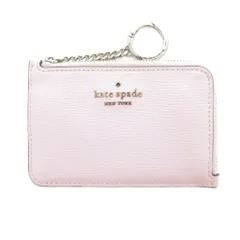 ケイトスペード KATE SPADE ダーシー ミディアム Lジップ カード ホルダー キーリング ピンク ロゴ /UOのサムネイル