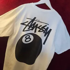 STUSSY ステューシー 8ボール 半袖 Tシャツ M size