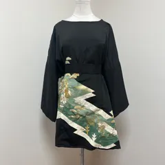 着物リメイク　ワンピース　大きめ