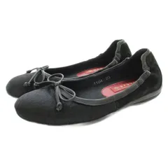 ニューバランス NEW BALANCE ARAVON バレエシューズ フラットシューズ ハラコ スエード 切替 23cm 黒 ブラック 1104 /KU ●D ■BMのサムネイル