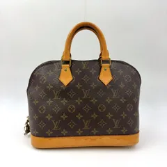 LOUIS VUITTON アルマPM モノグラム モノグラム レザー×PVC ブラウン ハンドバッグ ゴールド M51130