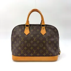 LOUIS VUITTON アルマPM モノグラム モノグラム レザー×PVC ブラウン ハンドバッグ ゴールド M51130