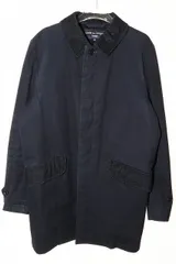 コムデギャルソンオム COMME des GARCONS HOMME ステンカラーコート XS HP-C007 切替 ジャケット アウター ネイビー 【ブランド古着ベクトル】【中古】■241106