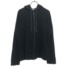 美品 カシミヤ100%】セオリー ニットパーカー 黒 Wジップ 近年モデル 