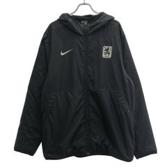 NIKE 00s テック フルジップ ナイロンジャケット 刺繍ロゴ グレー L 