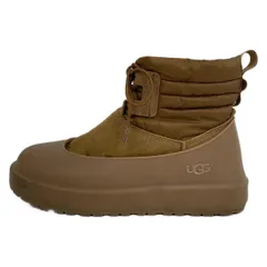 UGG(アグ) ショートブーツ USA 7 レディース クラシック ミニ レースアップ ウェザー ブーツ 1120849 ブラウン ムートン