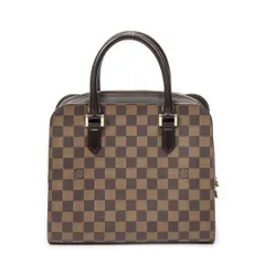 [中古] LOUIS VUITTON ルイヴィトントリアナ茶色ダミエ エベヌA