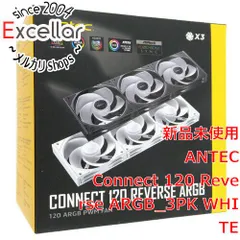 [bn:14] Antec製　ケースファン Connect 120 Reverse ARGB_3PK WHITEのサムネイル
