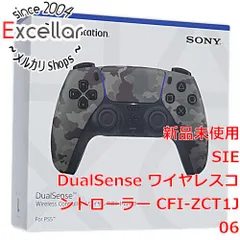 [bn:6] SONY　ワイヤレスコントローラー DualSense　CFI-ZCT1J06　グレー カモフラージュ