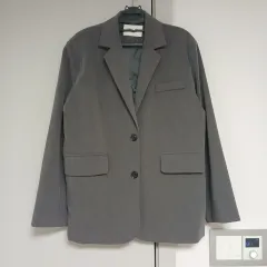 グレー オーバーサイズ ジャケット