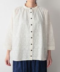 専用☆新品タグ付☆ yuni シアーカットジャカード チュニックブラウス