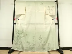 平和屋着物▽極上　訪問着　無双　紗袷　紗×紗　作家物　手描き　白鷺　暈し染め　金彩　濃鼠色地　逸品　CYAA4783s6 紗袷 女性着物 | 通販・人気ランキング - 価格.com