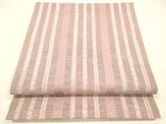 平和屋着物＊夏物　本場筑前博多織　八寸名古屋帯　紗献上　正絹　逸品　DABB3989cm