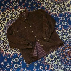 Outback Clothing コーデュロイ ボタン カラーネック ジャケット