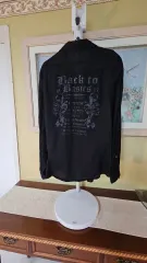 2枚 まとめ 100 ブラック/白 メンズシャツ