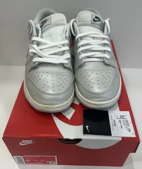 中古 使用感有 Nike Dunk Low SE Metallic Silver 27.5㎝  DX3197-095 ナイキ ダンク ロー スニーカー 【T1684-001】◆ 268