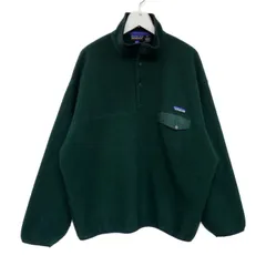 patagonia パタゴニア ビンテージ 90年代 97AW 97年製 M'S SYNCHILLA SNAP-T シンチラ スナップT FLEECE PULLOVER フリースプルオーバー メキシコ製 25450 GREEN グリーン 緑 XL