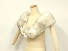 平和屋着物▼和装小物　SAGAFOX　サガフォックス　ショール　フォックスファー　毛皮　ティペット　ストール　防寒　逸品　AABF9916ay