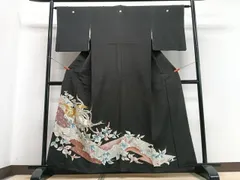 平和屋着物▽豪華黒留袖　単衣　作家物　御門臨幸　平安人物風景文　暈し染め　金彩　やまと誂製　正絹　逸品　BAAW2651yc 2026年最新】平和屋 黒留袖の人気アイテム - メルカリ